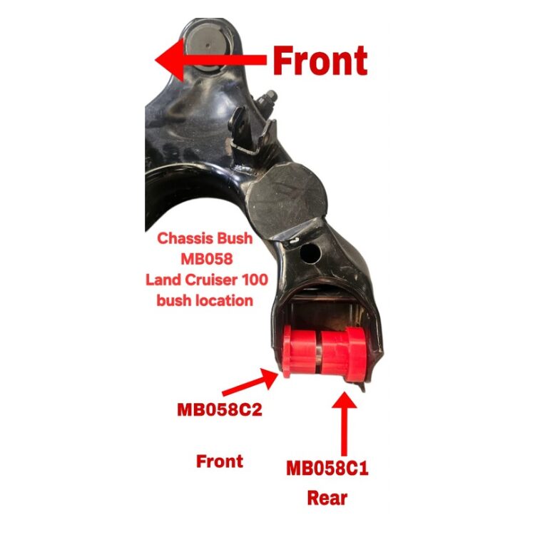 Red-Series Toyota Land Cruiser 100 Series Lower Control Arm Bush kit (MB058)